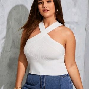 💜5 for 20$💜 SHEIN Rib Knit Halter Top